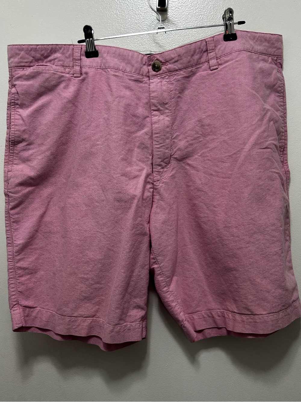 Chaps Men's Peony Pink Cotton Chino Shorts